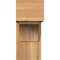 Ekena Millwork Thorton Block Rough Sawn Bracket w/ Offset Brace, Western Red Cedar, 8"W x 18"D x 18"H BKT0806X18X18THR05RWR - alternate 2